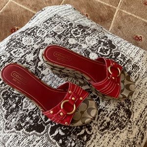 Coach sandals size 8M